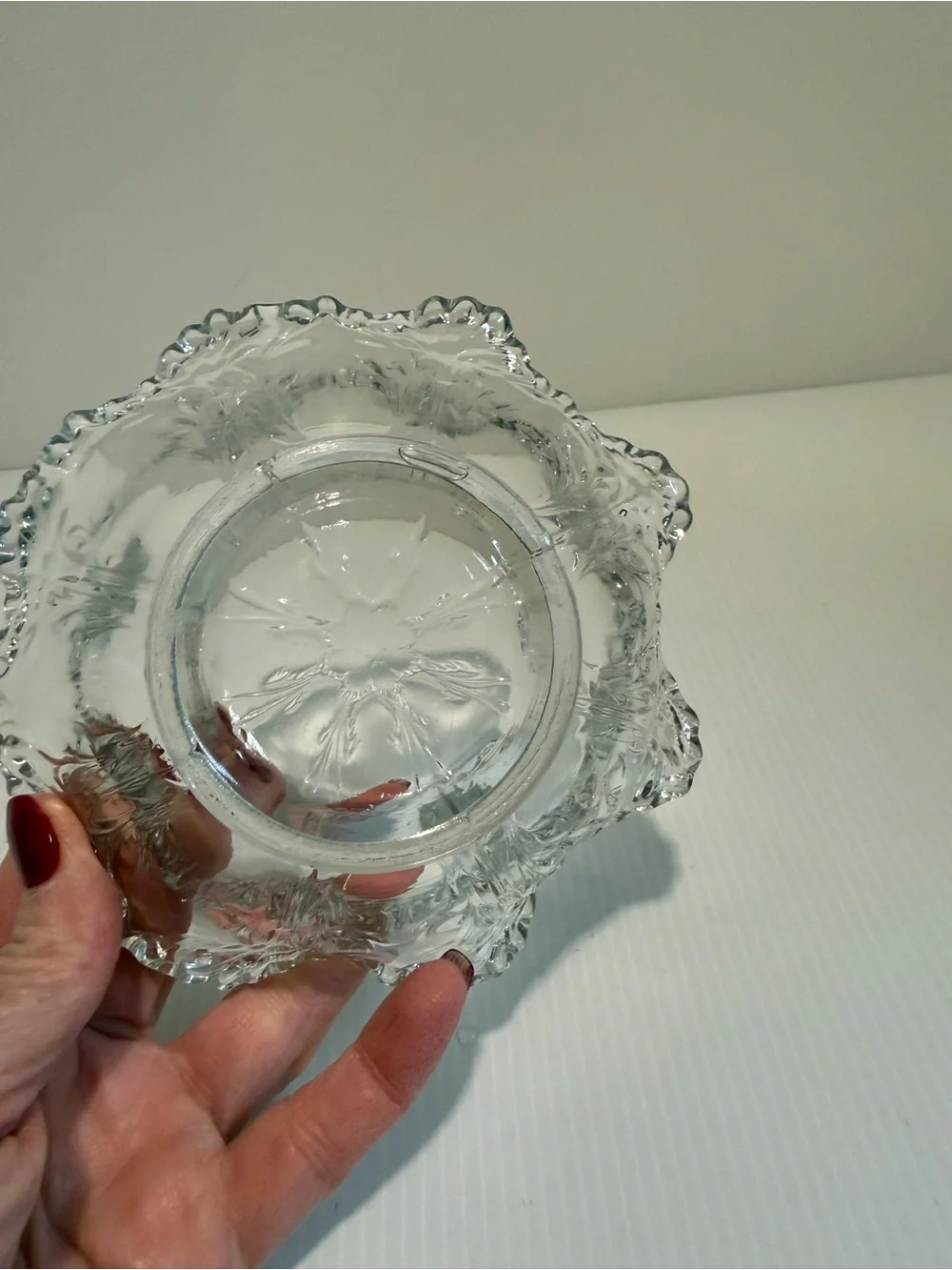 Antique Lancaster Glass Carnation Ware 